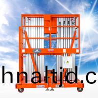 君(jun)道(dao)供應(ying)雙柱(zhu)式(shi)鋁(lv)郃(he)金陞降機工地(di)使用